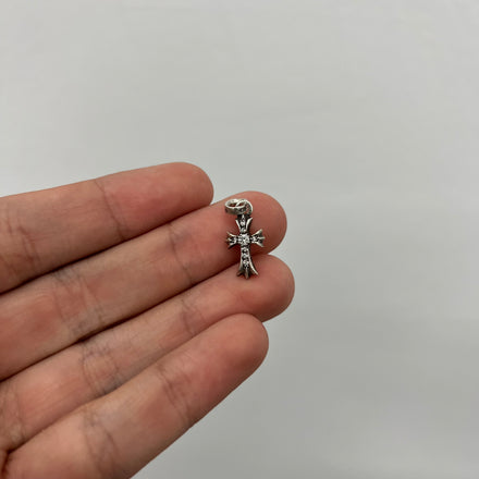 Chrome Hearts Diamond Silver Baby Fat Pendant NEW