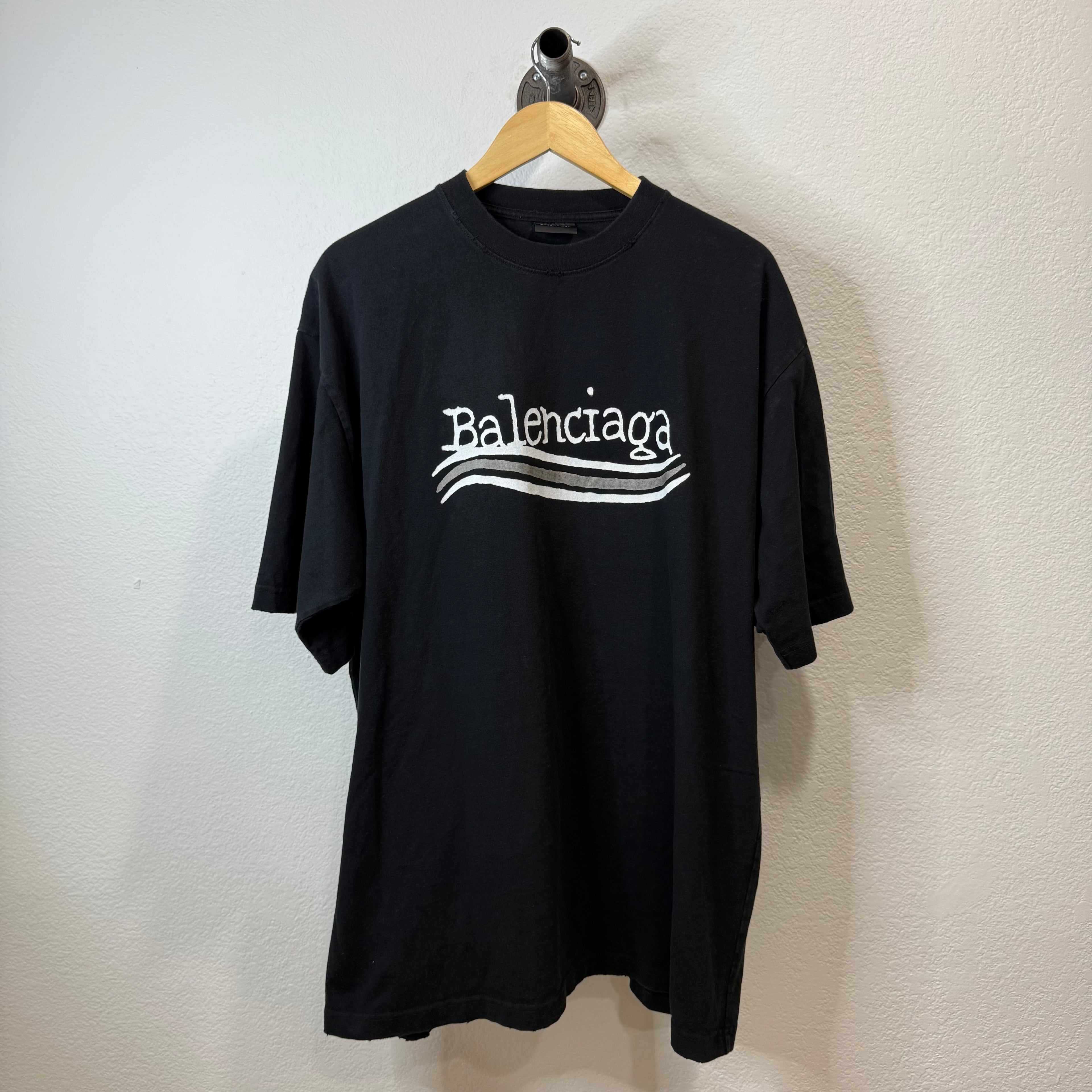 Balenciaga Campaign Logo T-Shirt - Size L