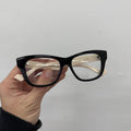 Gucci Logo Eyeglasses Women White Black
