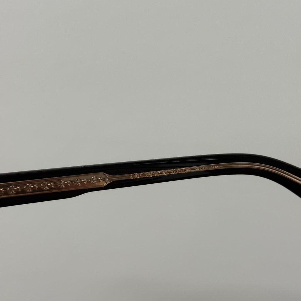 Chrome Hearts Celibussy Gold / Black Glasses