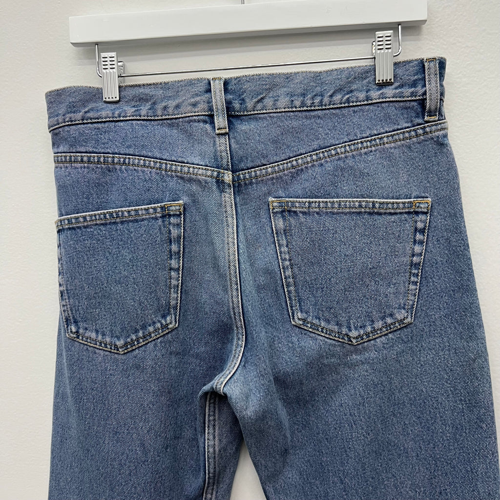 Balenciaga Pink Wash Straight Leg Denim Jeans - Size 31