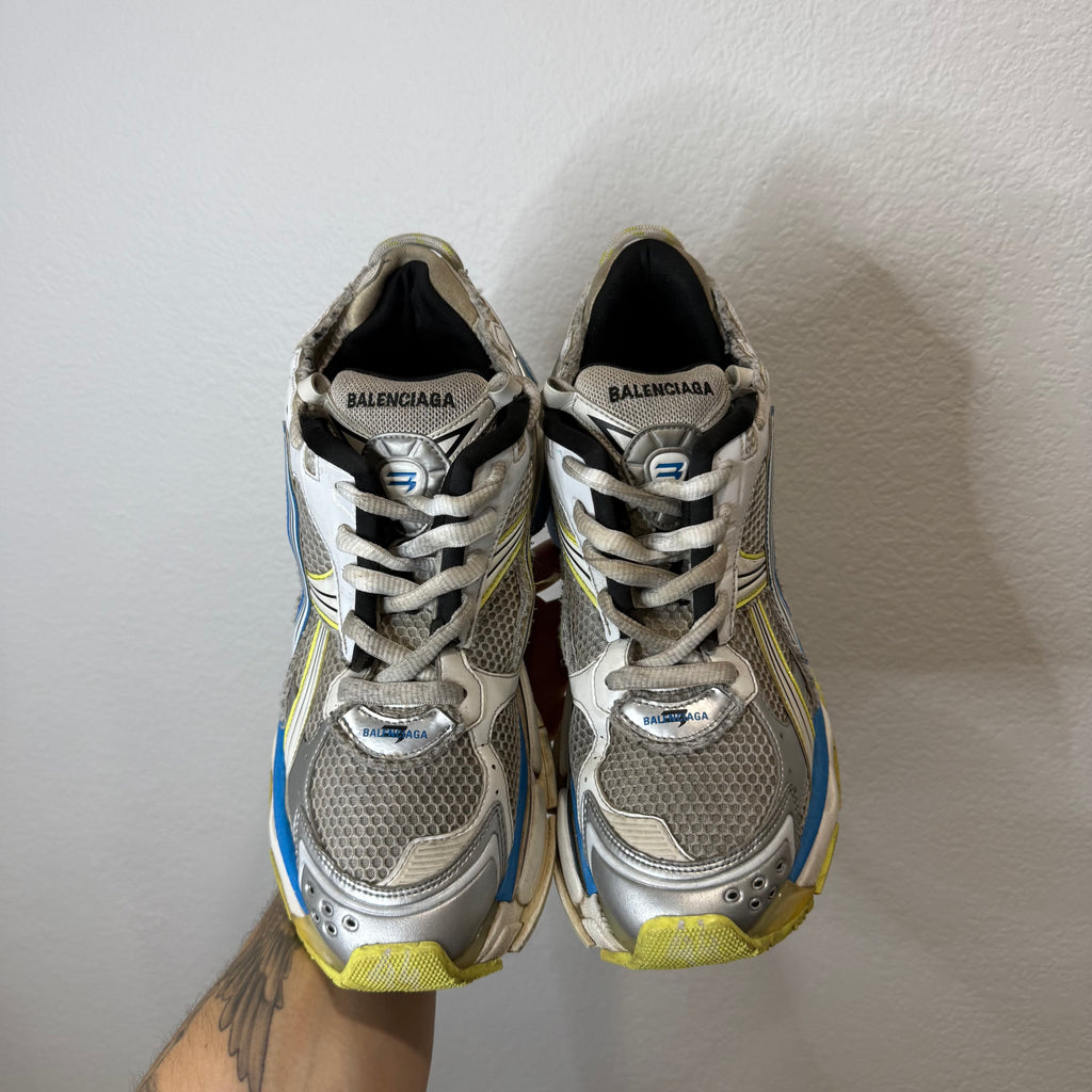 Balenciaga Mesh Track Runner Blue / Gray - Size 11