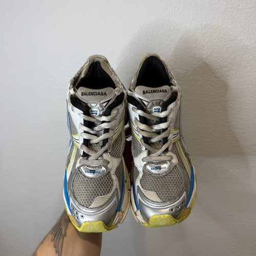 Balenciaga Mesh Track Runner Blue / Gray - Size 11