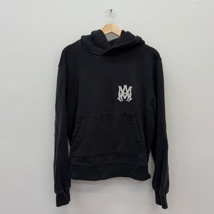 Amiri Logo Black Hoodie - Size S
