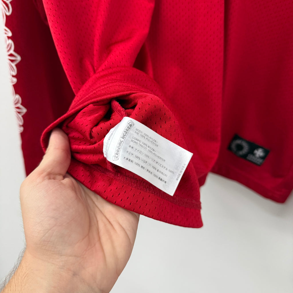 Chrome Hearts Matty Boy Form Red Longsleeve Jersey - Size L