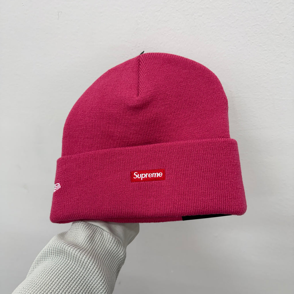 Supreme New Era Miami Exclusive Pink Beanie