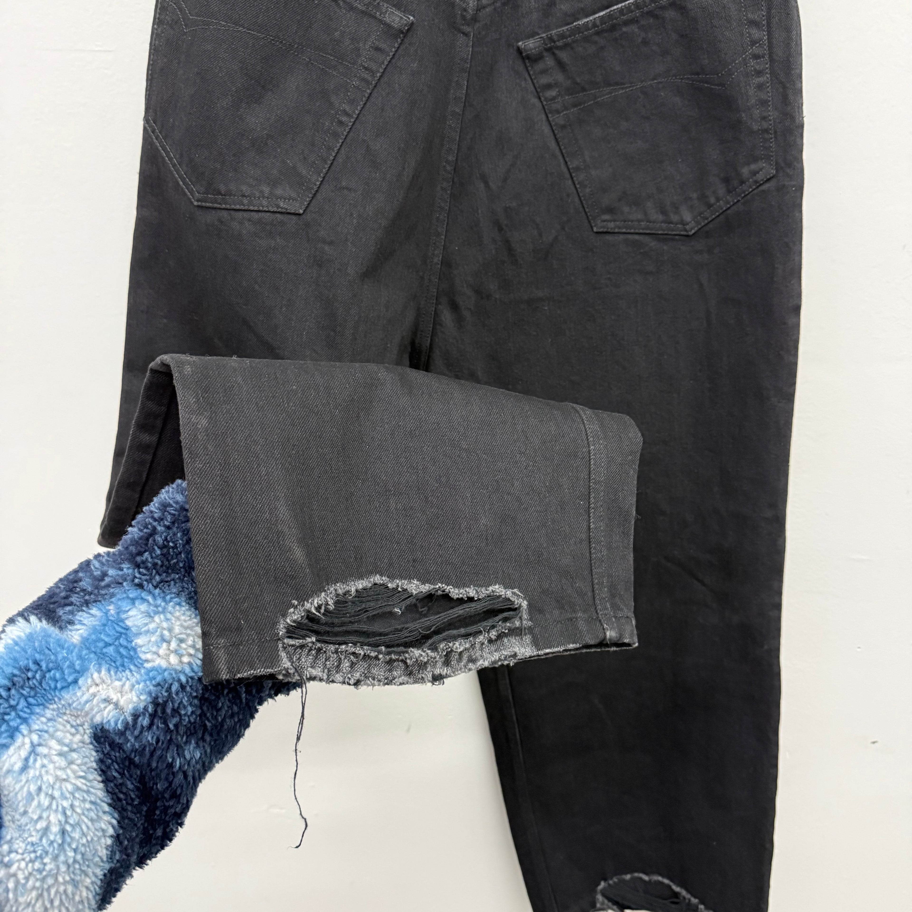 Balenciaga Black Japanese Skater Denim - Size 34