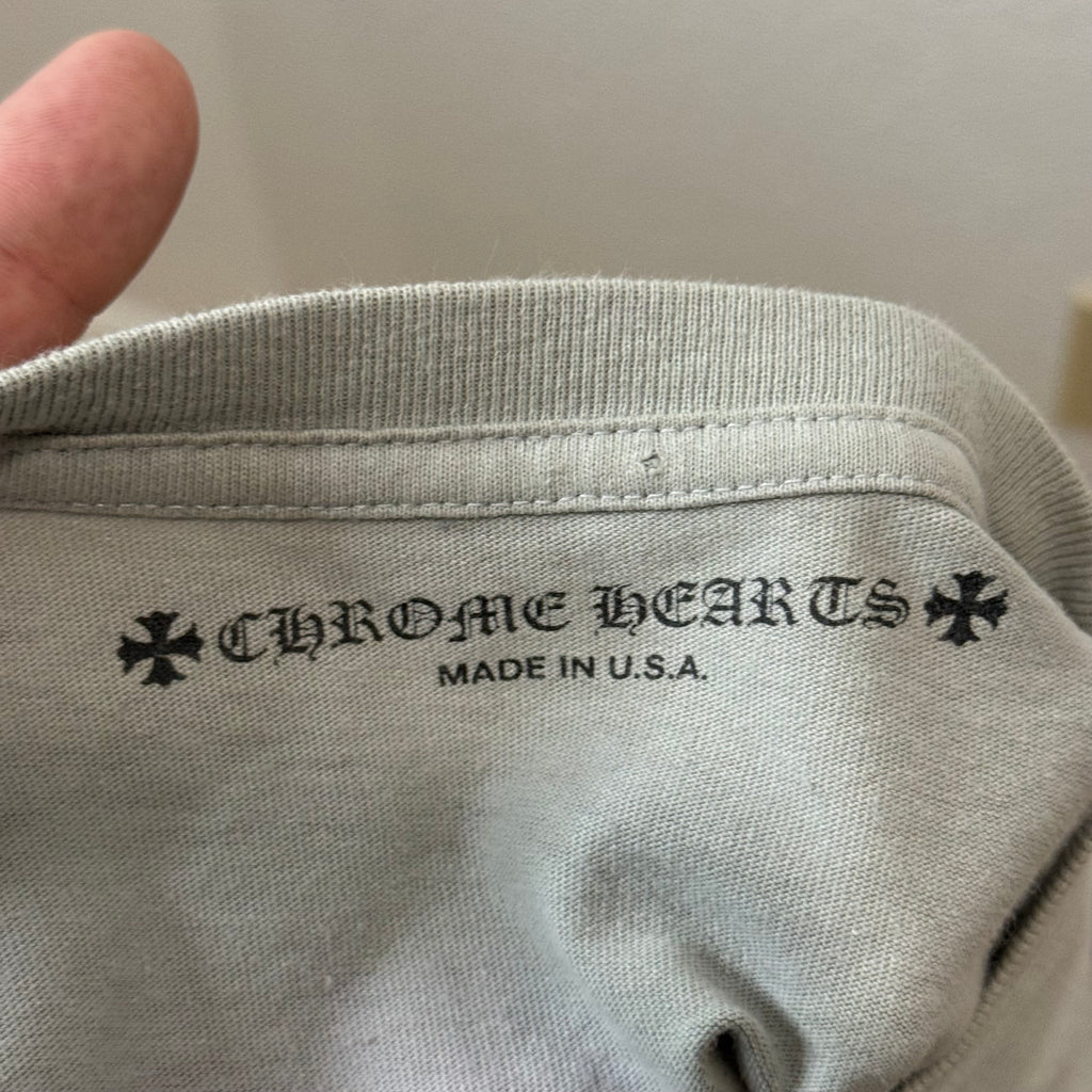 Chrome Hearts Matty Boy Suggest Grey Longsleeve Shirt  - Size XL