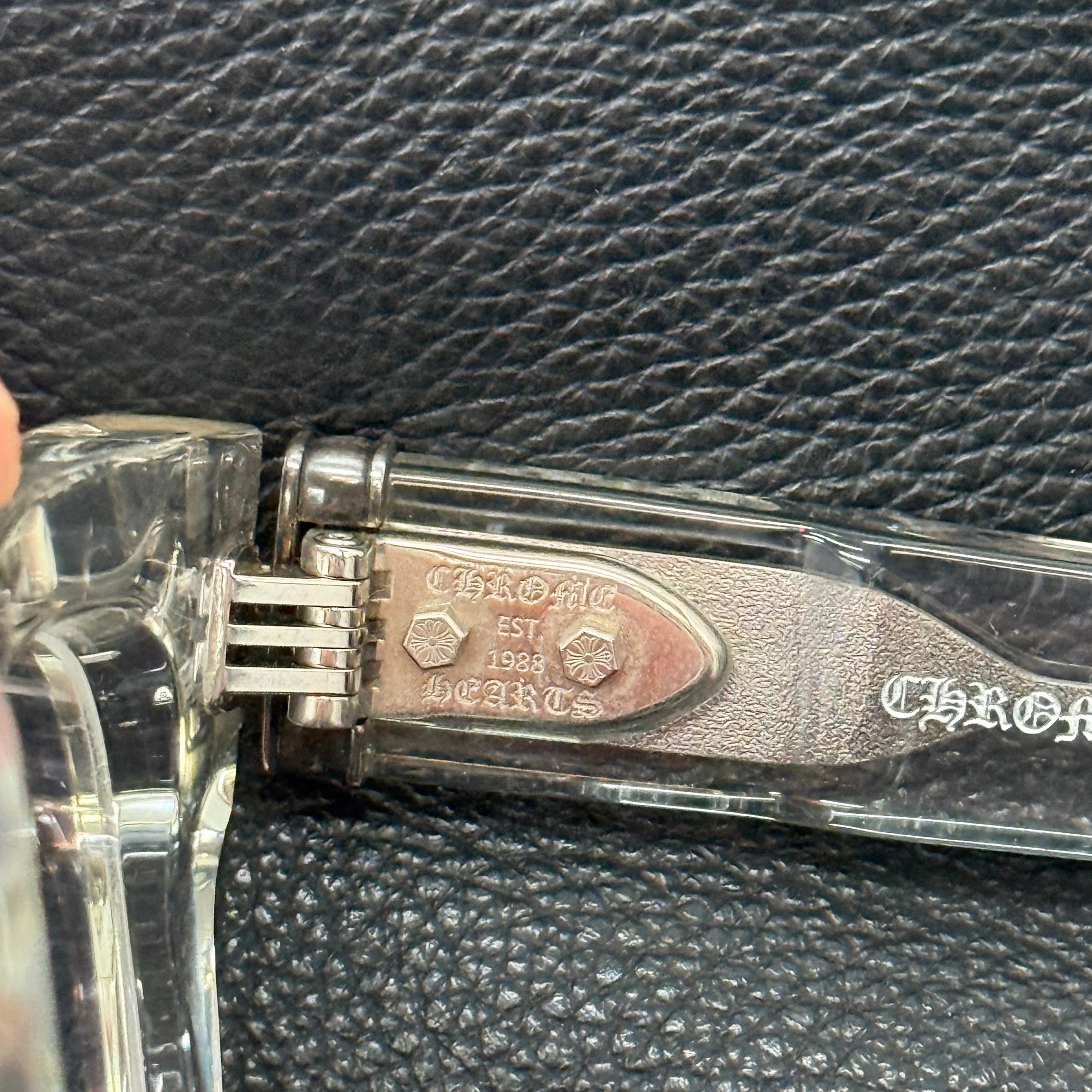 Chrome Hearts Dick Fitzener Clear Glasses