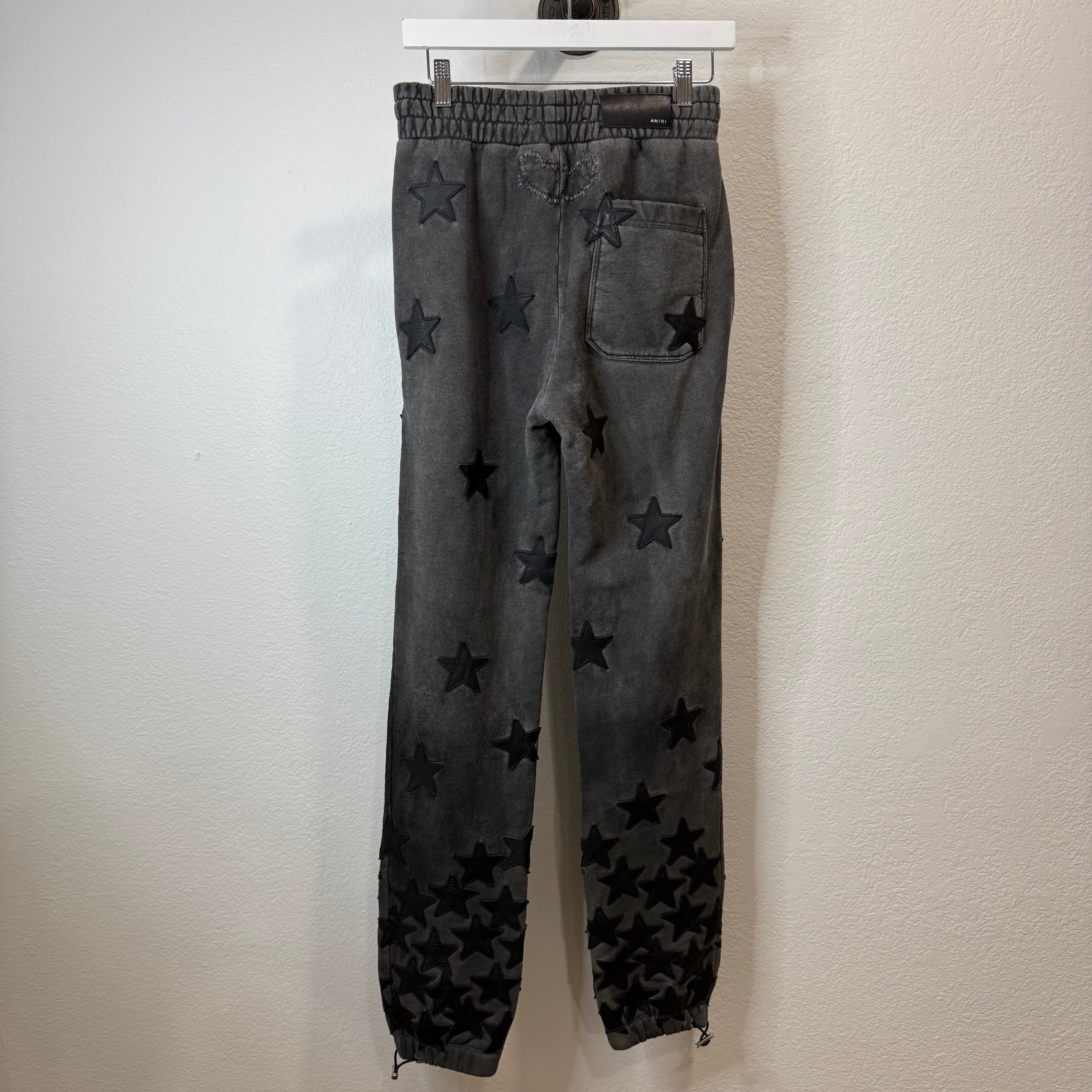 Amiri Chemist Grey Star Patch Sweatpants - Size S