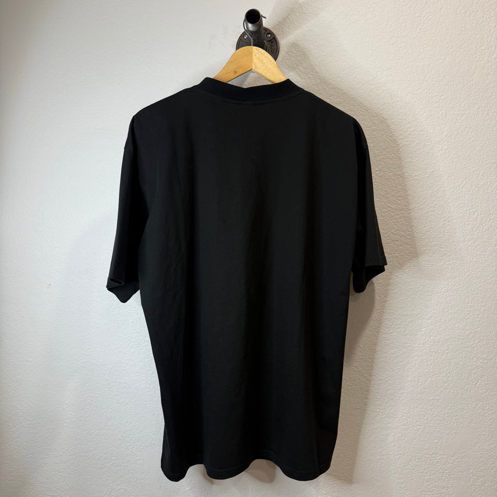 Balenciaga Curved Script Logo T-Shirt - Size M