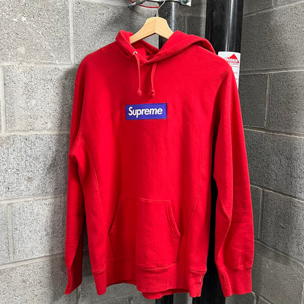 Supreme Fall/Winter17 Box Logo Hoodie Red - Size M