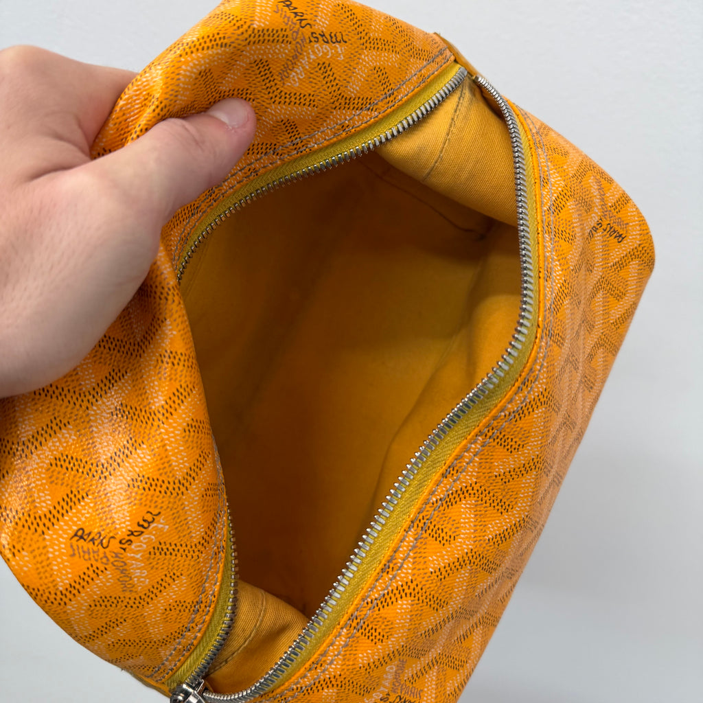 Goyard Boeing 25 Toiletry Bag Yellow