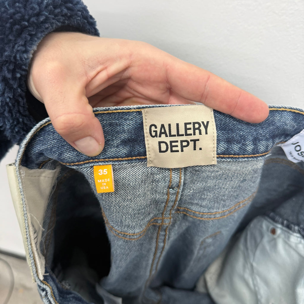 Gallery Dept 3003 Dark Blue Wash Denim Jeans - Size 35