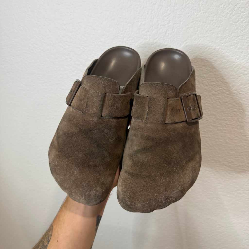 Balenciaga Sunday Suede Mule Clogs Brown - Size 41 (9)