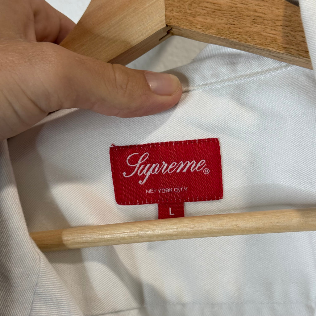 Supreme Dog S/S Work Shirt White - Size L