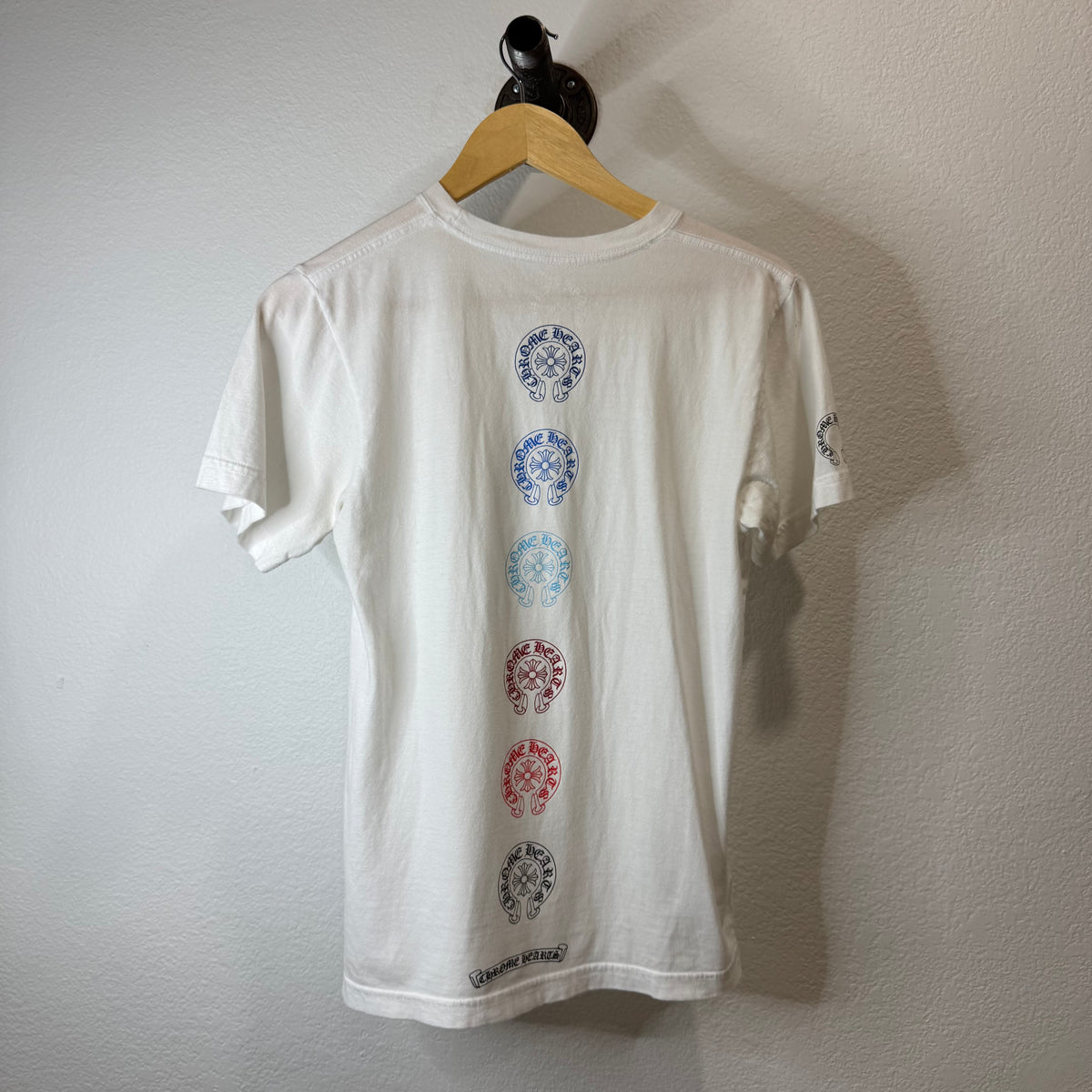 Chrome Hearts Multicolor Horseshoe Spine T-Shirt - Size S