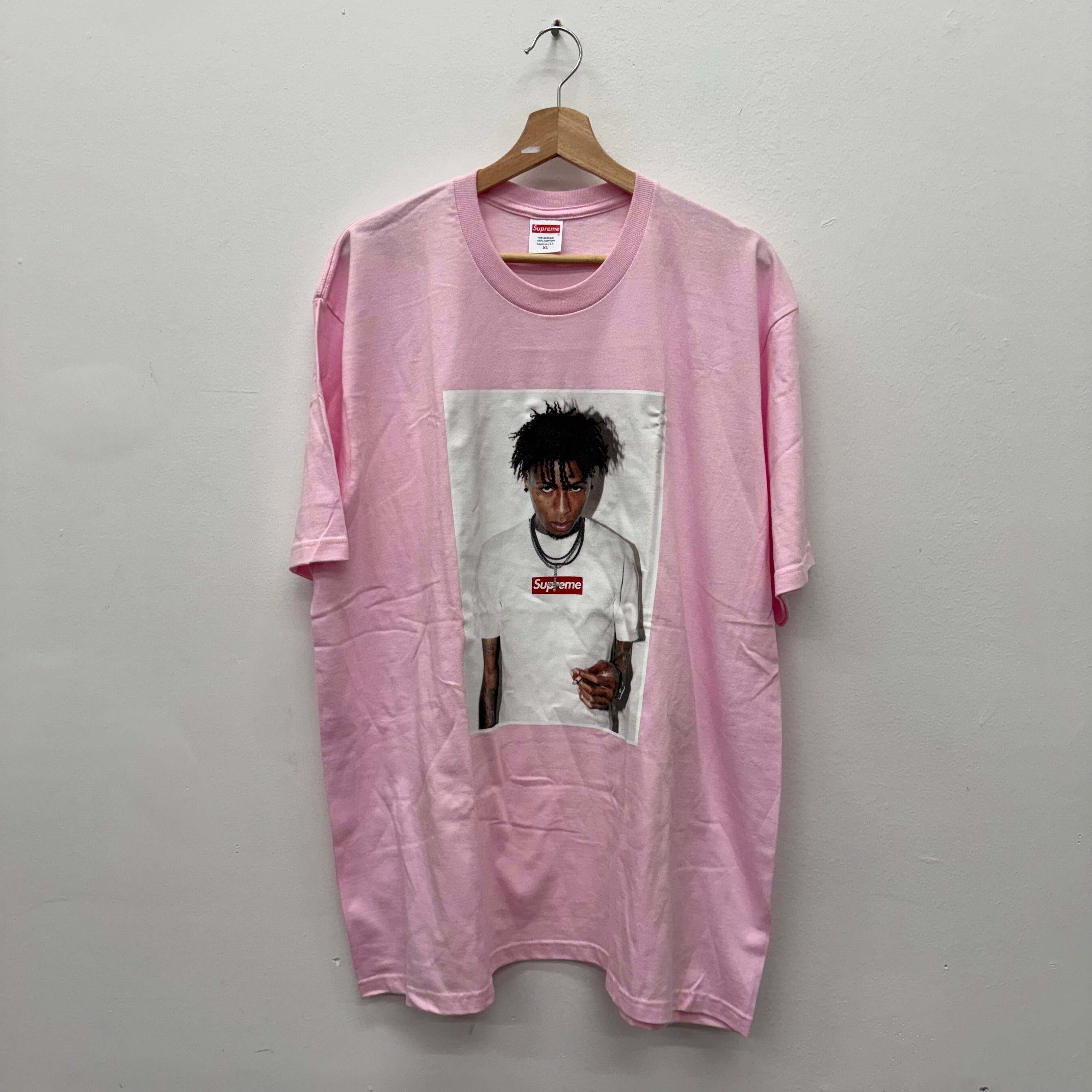Supreme NBA Youngboy T-Shirt Pink - Size XL