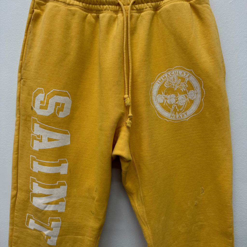 Saint Michael x Denim Tears Sweatpants Yellow - Size S