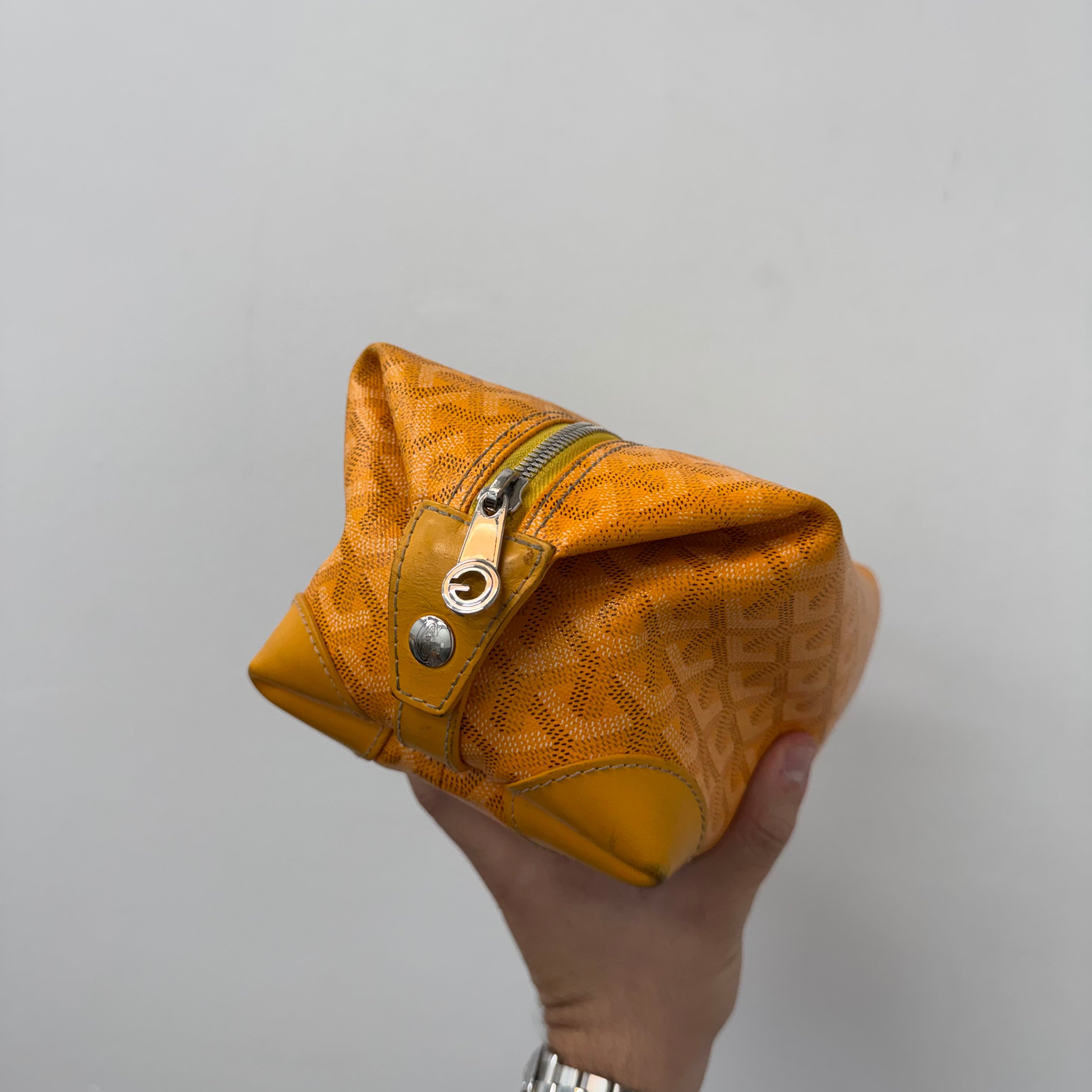 Goyard Boeing 25 Toiletry Bag Yellow