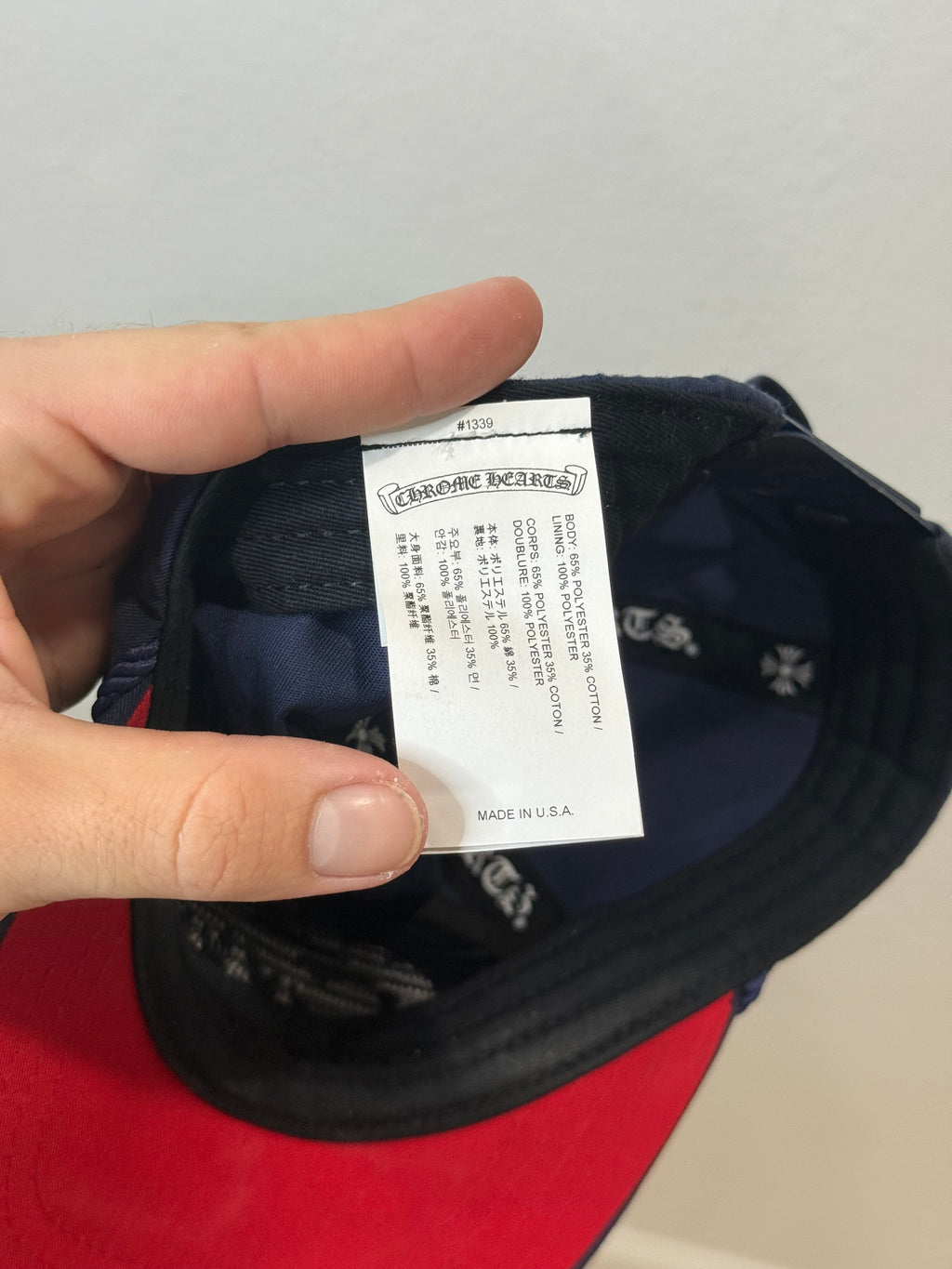 Chrome Hearts Navy Gas Station Trucker Hat