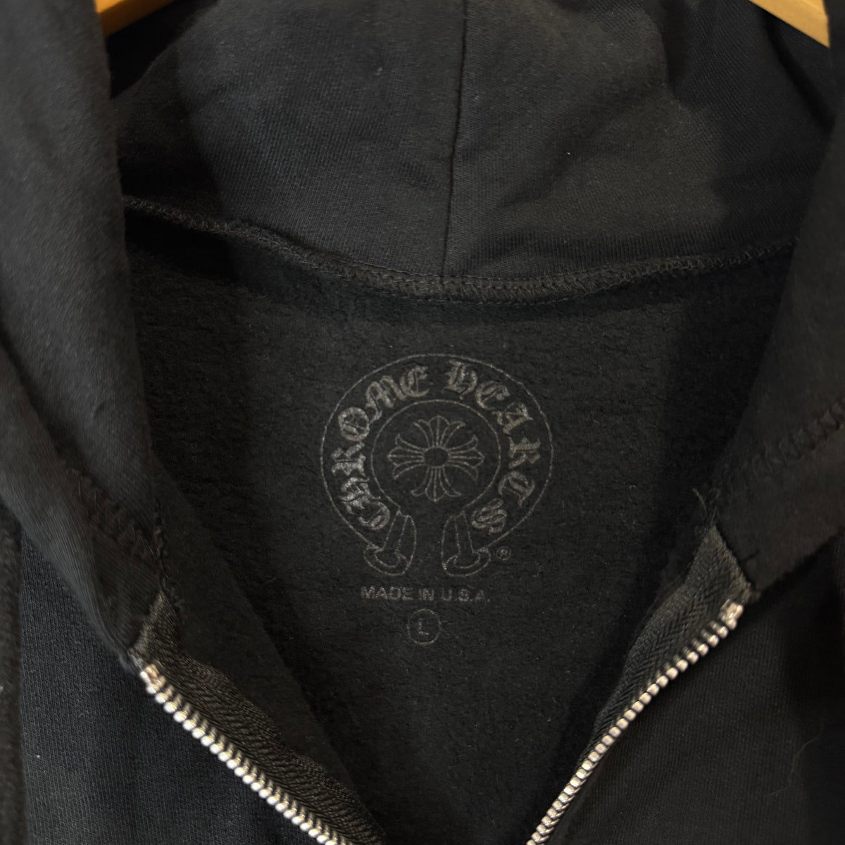 Chrome Hearts Pink Floral Zip Up Hoodie - Size L