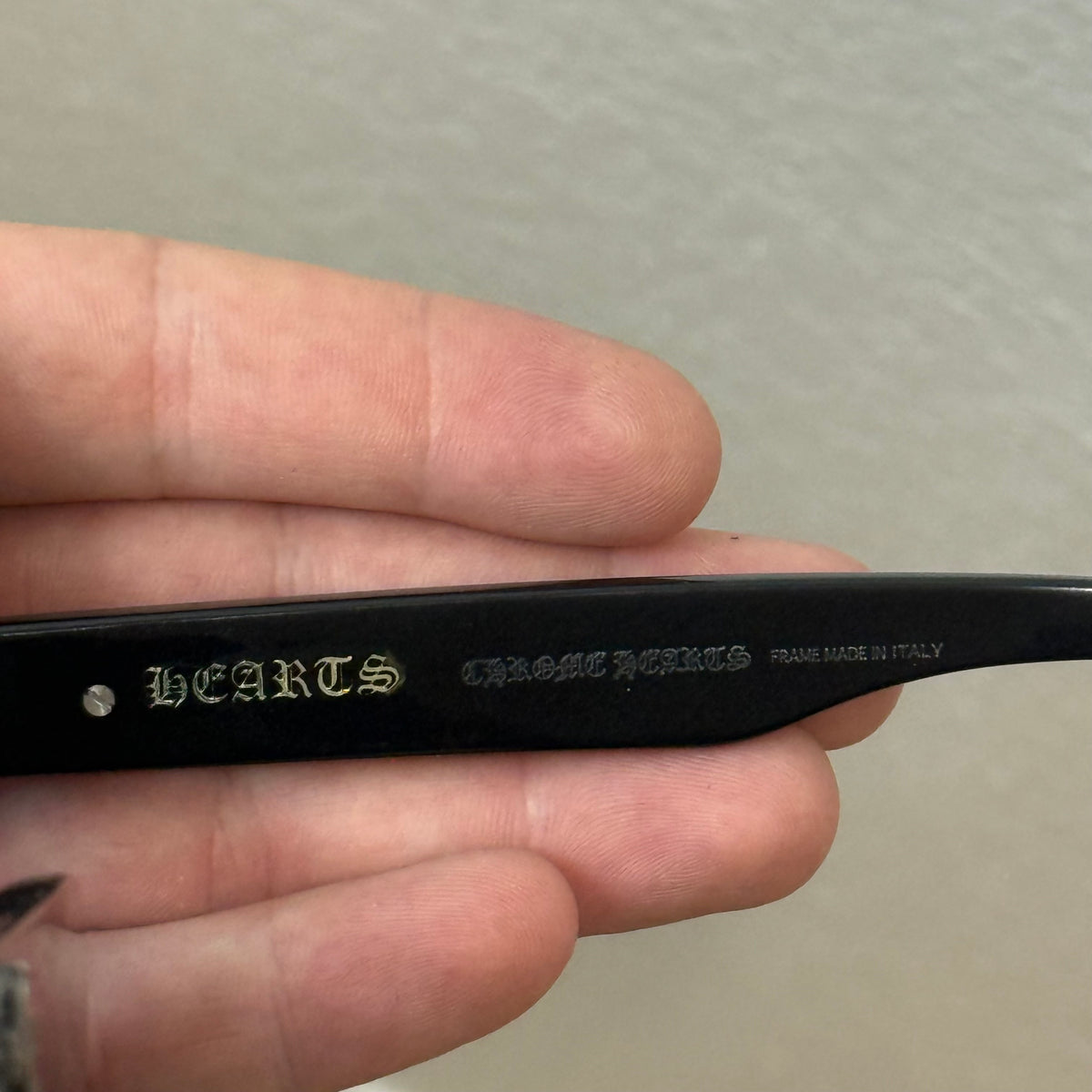 Chrome Hearts Inflatable Date Black Dagger Glasses