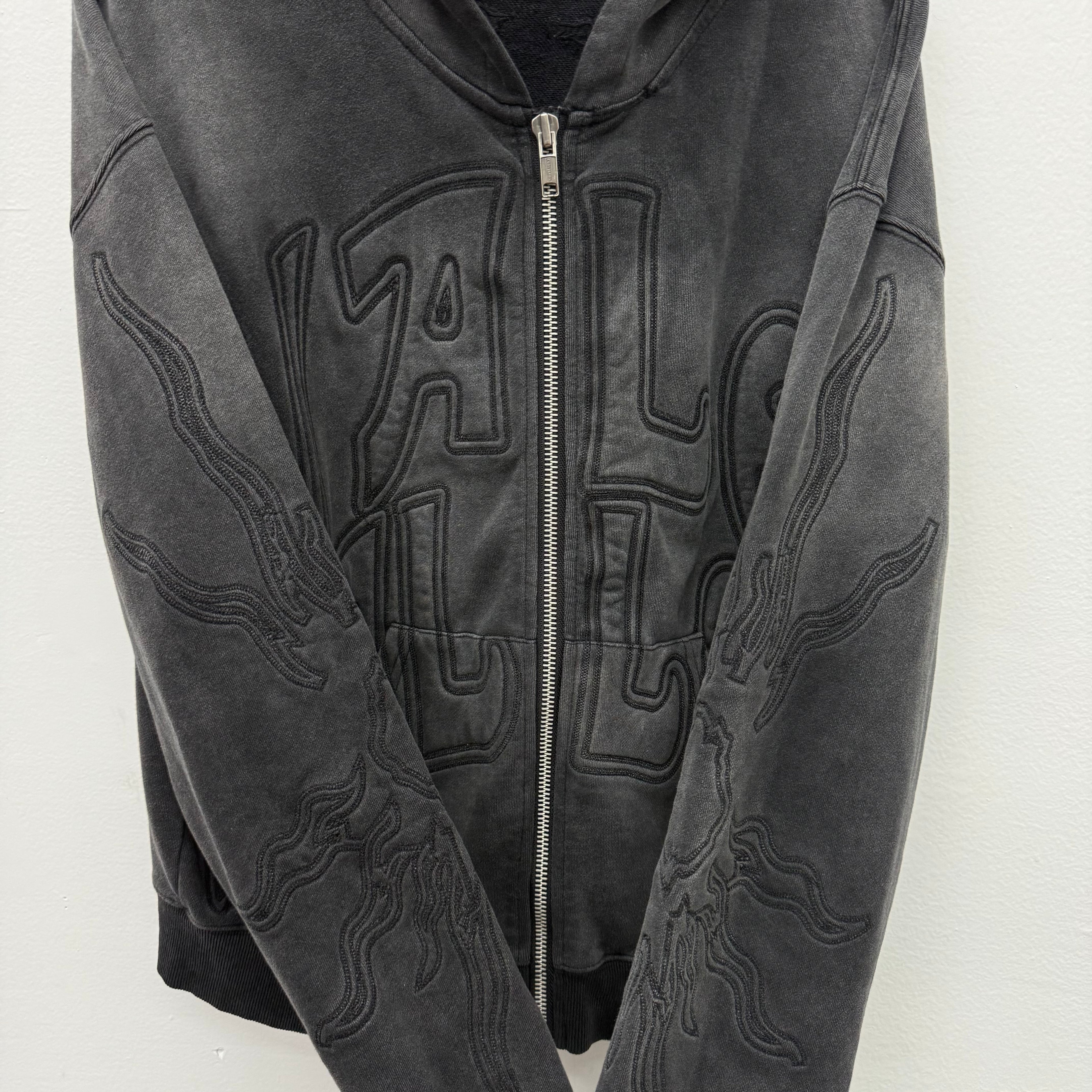 Vale Valley Black Zip Up Hoodie - Size S