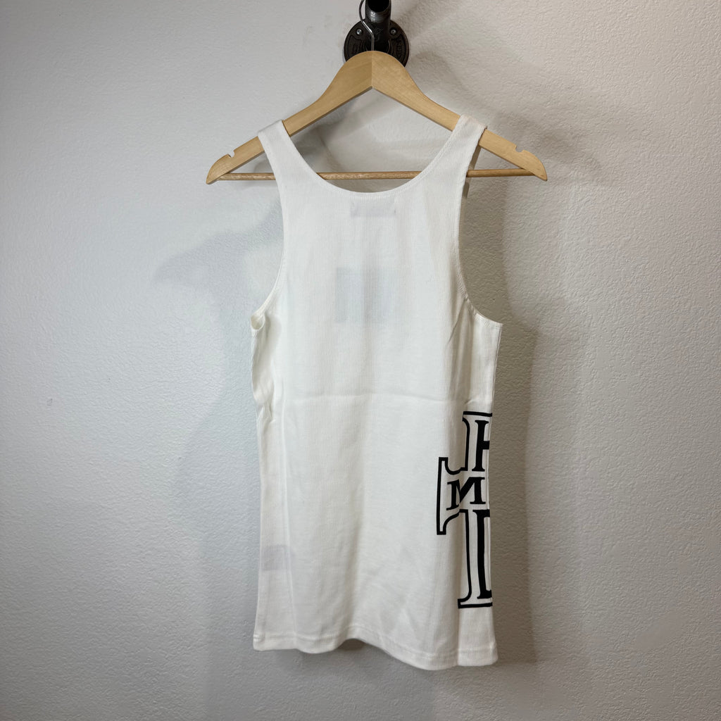 HMDD Cross Tank Top White - Size XL