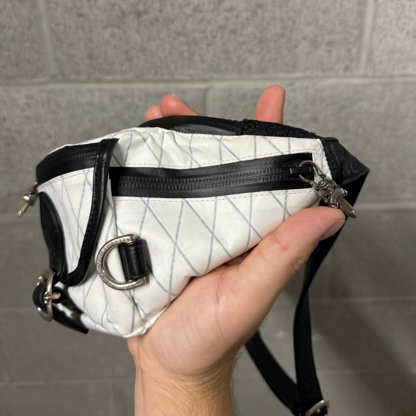 Chrome Hearts Snat Mini Bag Checkered White