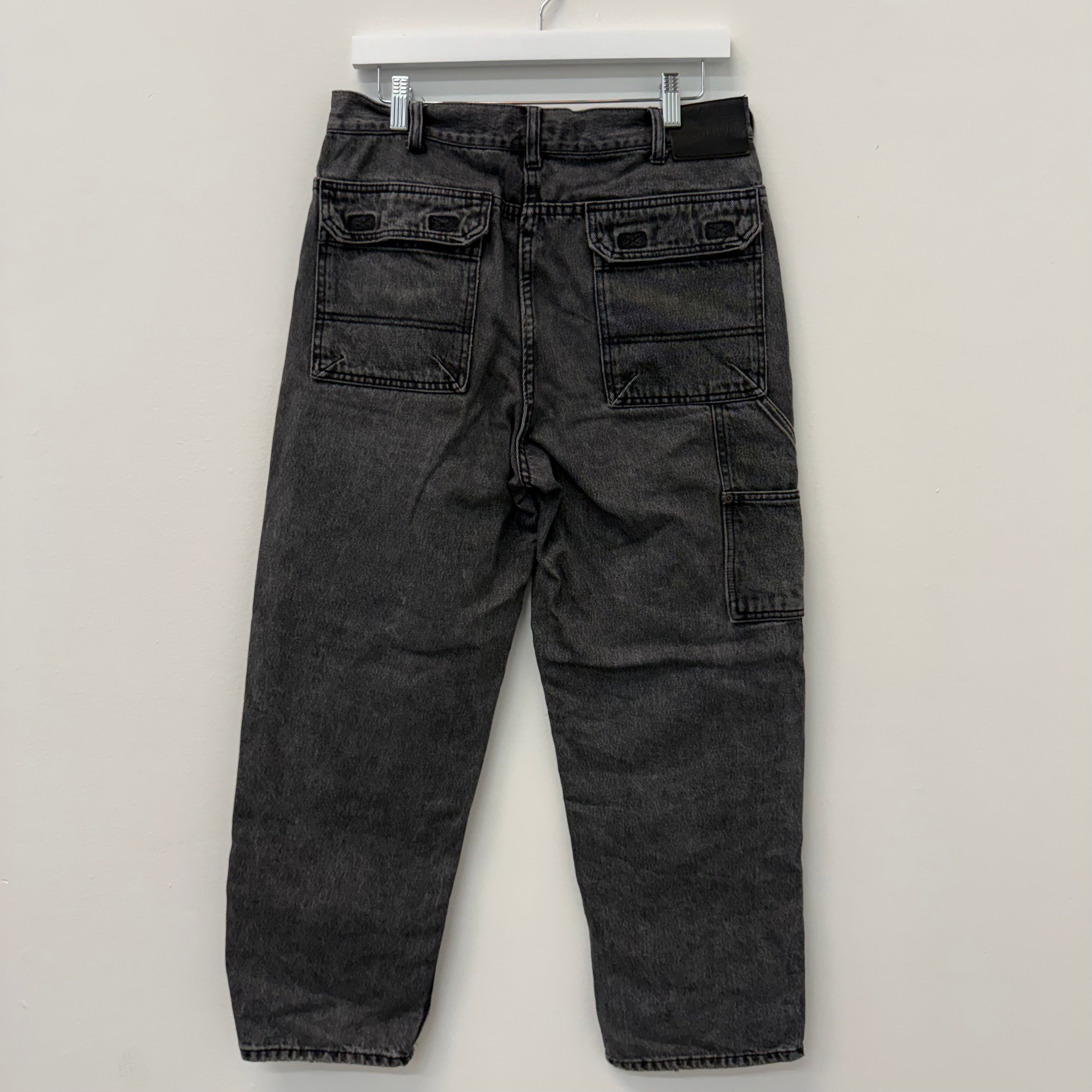 Supreme Black Cargo Denim Jeans - Size 30