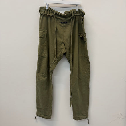Fear of God Mainline Jiu Jitsu Green Cargo Pants - Size XL