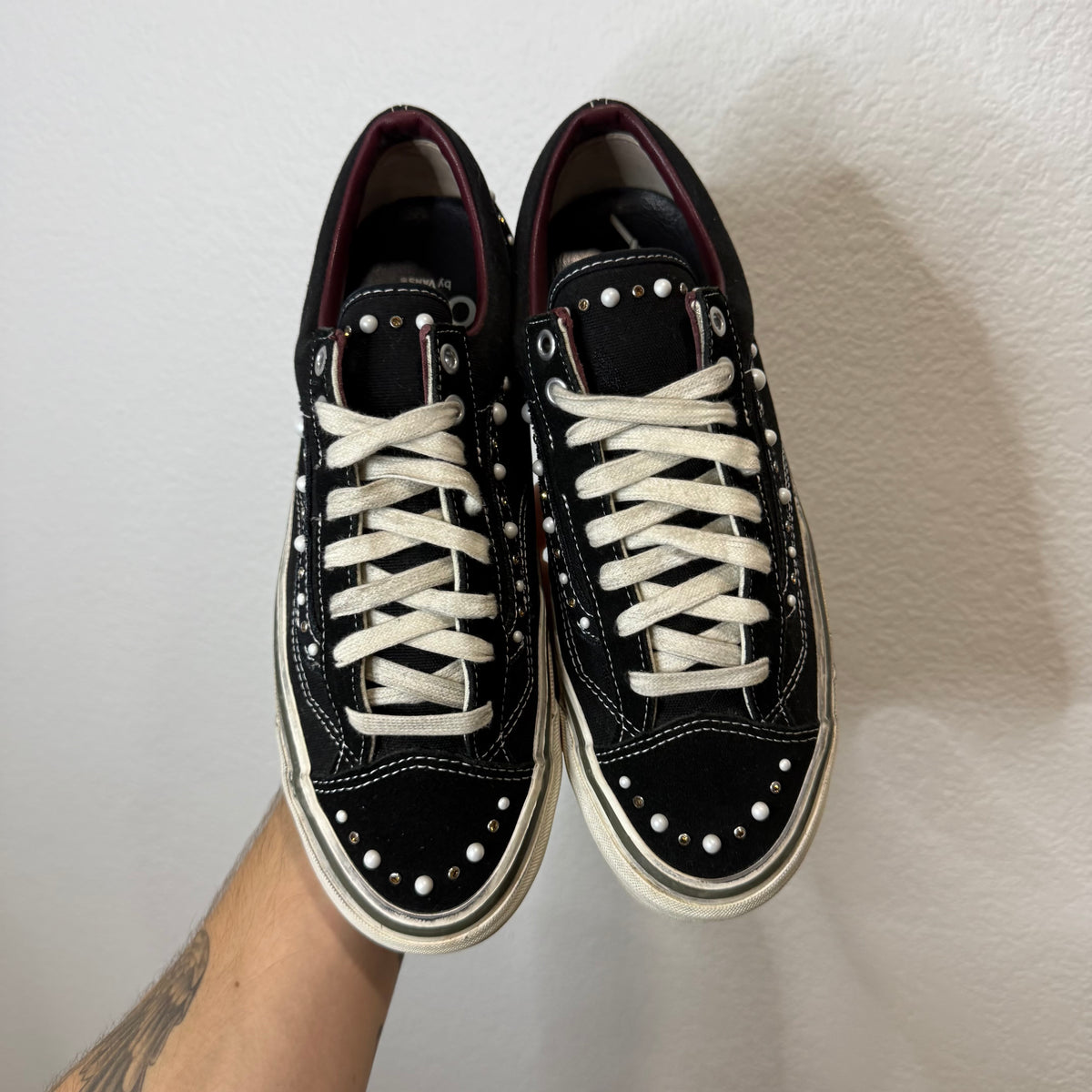 Vans OTW Old Skool Black Pearlized Sneakers - Size 10