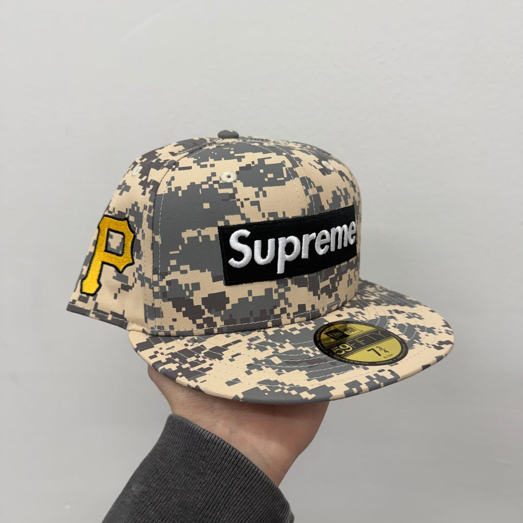 Supreme Box Logo Pirates Digi Camo Fitted 7 3/4