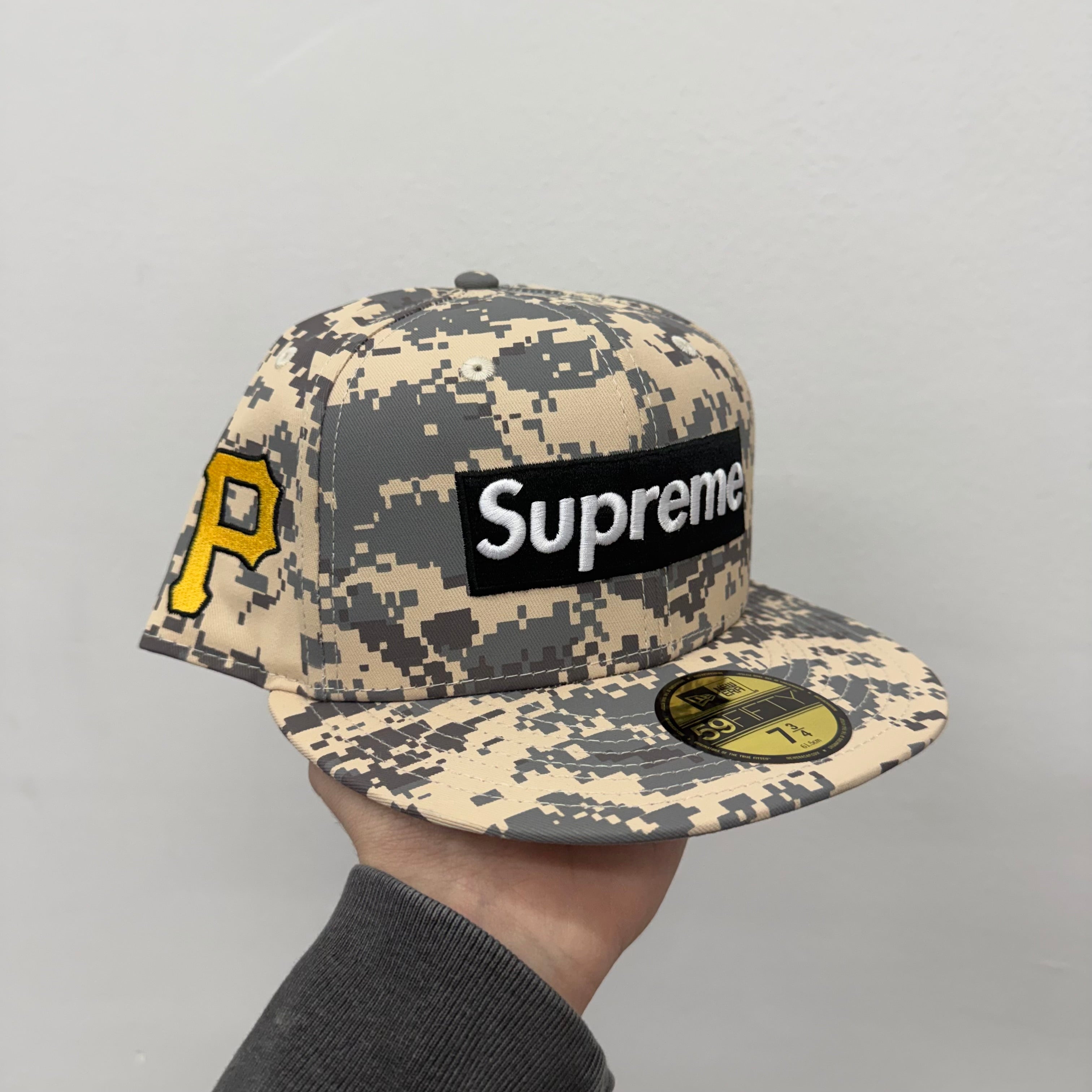 Supreme Box Logo Pirates Digi Camo Fitted 7 3/4