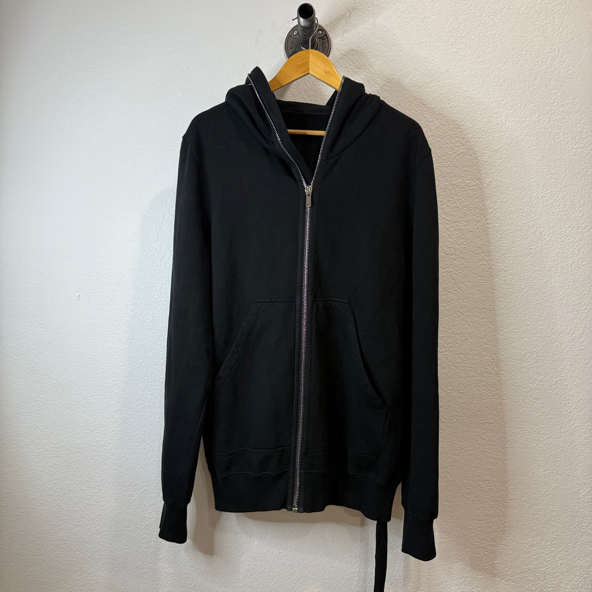 Rick Owens DRKSHDW Gimp Full Zip Hoodie Black - Size XL