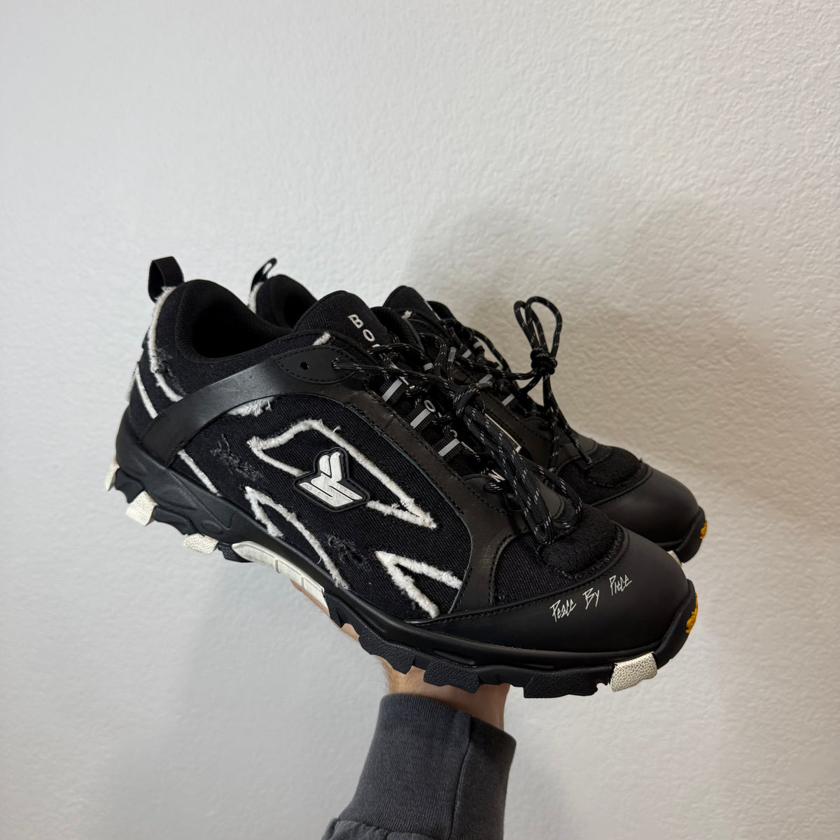 Sicko x Vessel Black Hiking Sneakers - Size 13