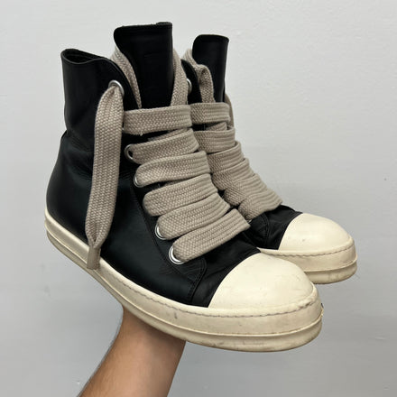 Rick Owens Ramones Jumbo Lace High Top Sneaker - Size 46 (Fits US 13)