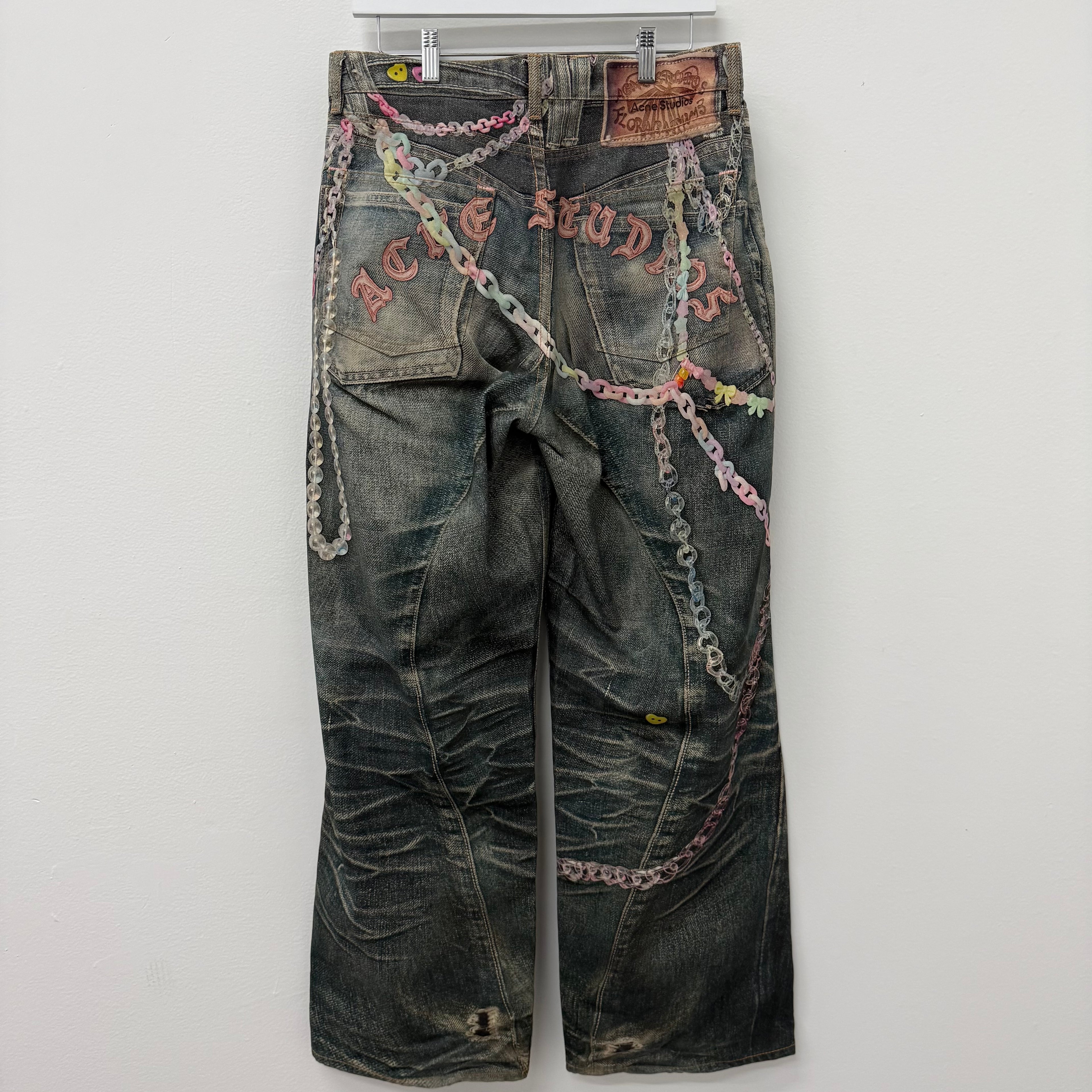 Acne Studios Trompe Chain Denim - Size 30