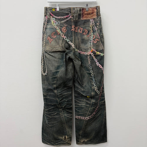 Acne Studios Trompe Chain Denim - Size 30