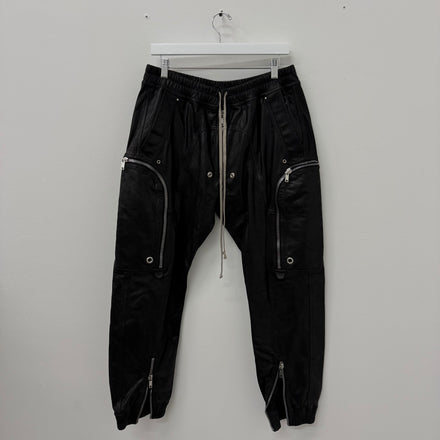 Rick Owens Mainline Leather Bauhaus Cargo Pants - Size 42 (US 34/36)
