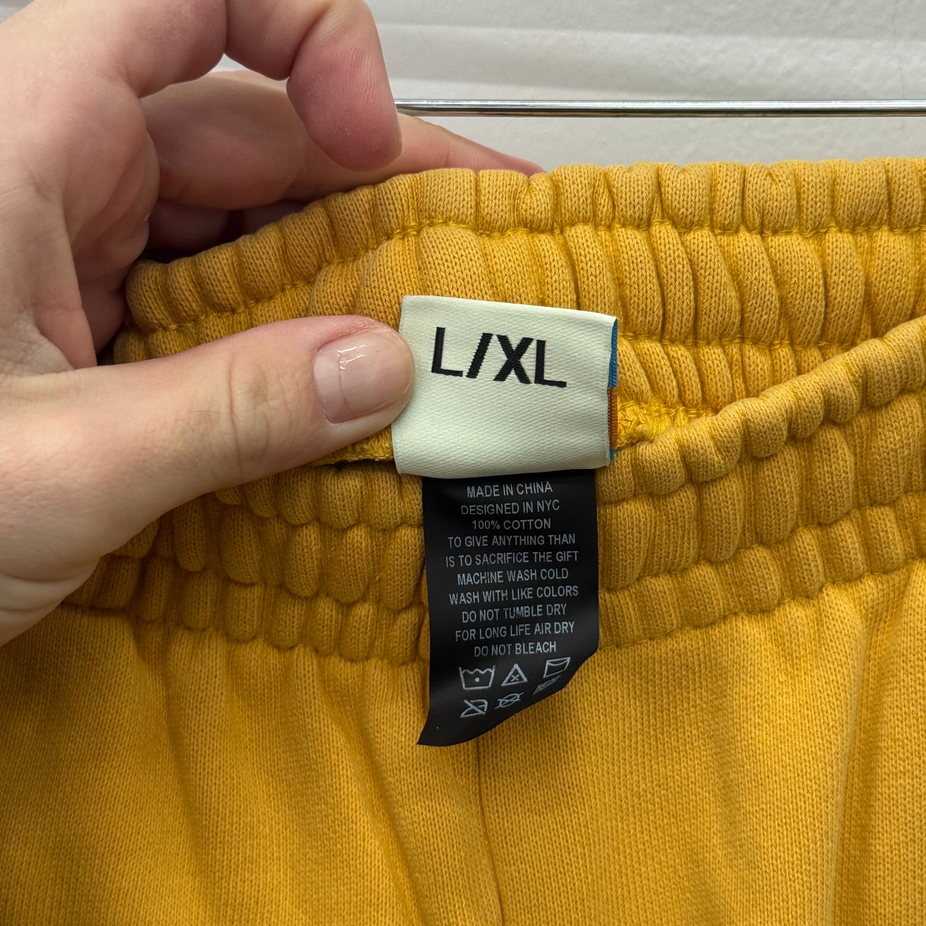 Bravest Studios Sapphire Sweatpants Yellow - Size L/XL
