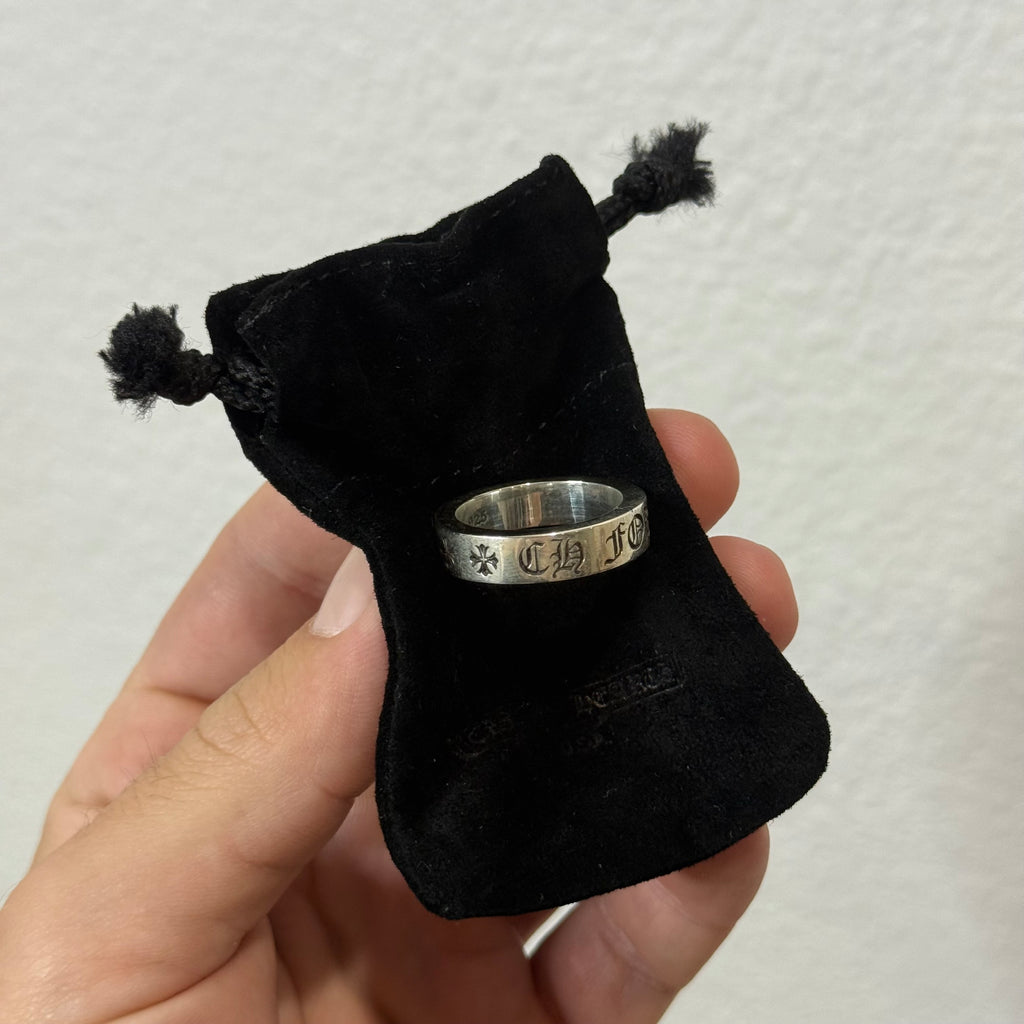 Chrome Hearts Forever Spacer Ring Silver - Size 10
