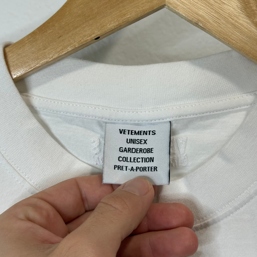 Vetements Paris Center Logo T-Shirt - Size S