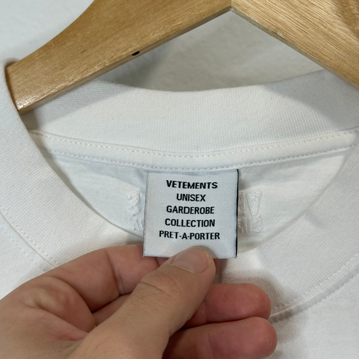 Vetements Paris Center Logo T-Shirt - Size S