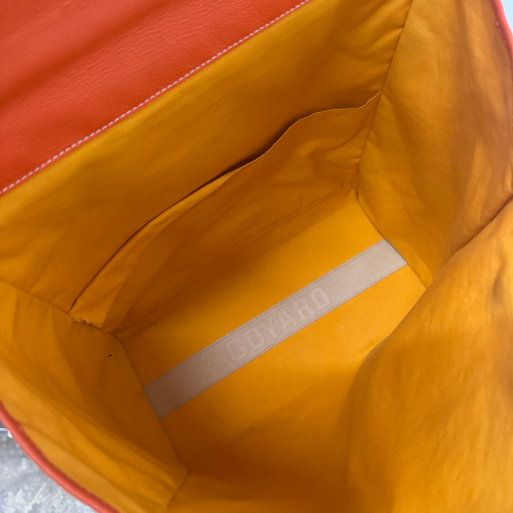 Goyard St Leger Orange Backpack