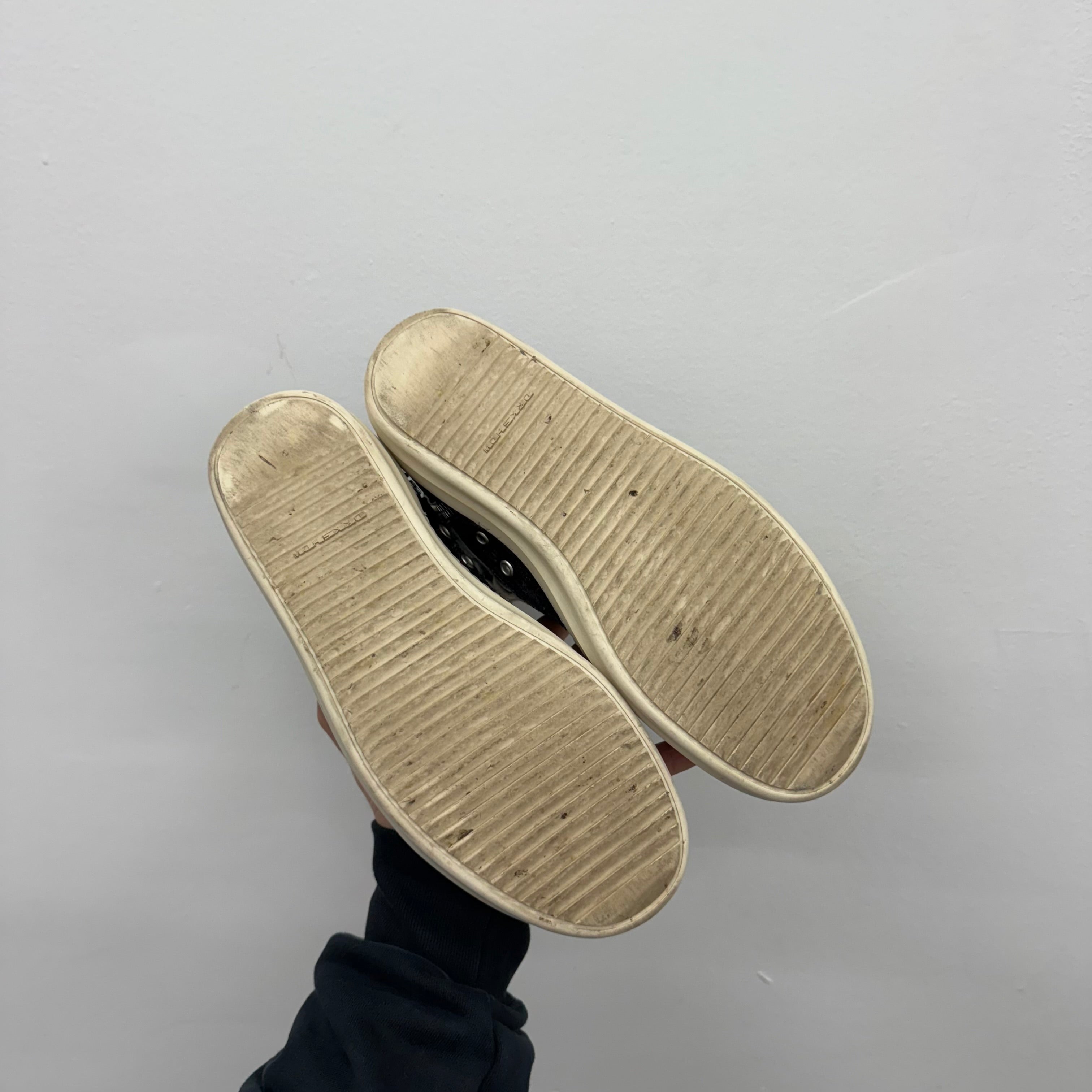 Rick Owens Denim Ramone High Sneakers - Size 41 (US 8)