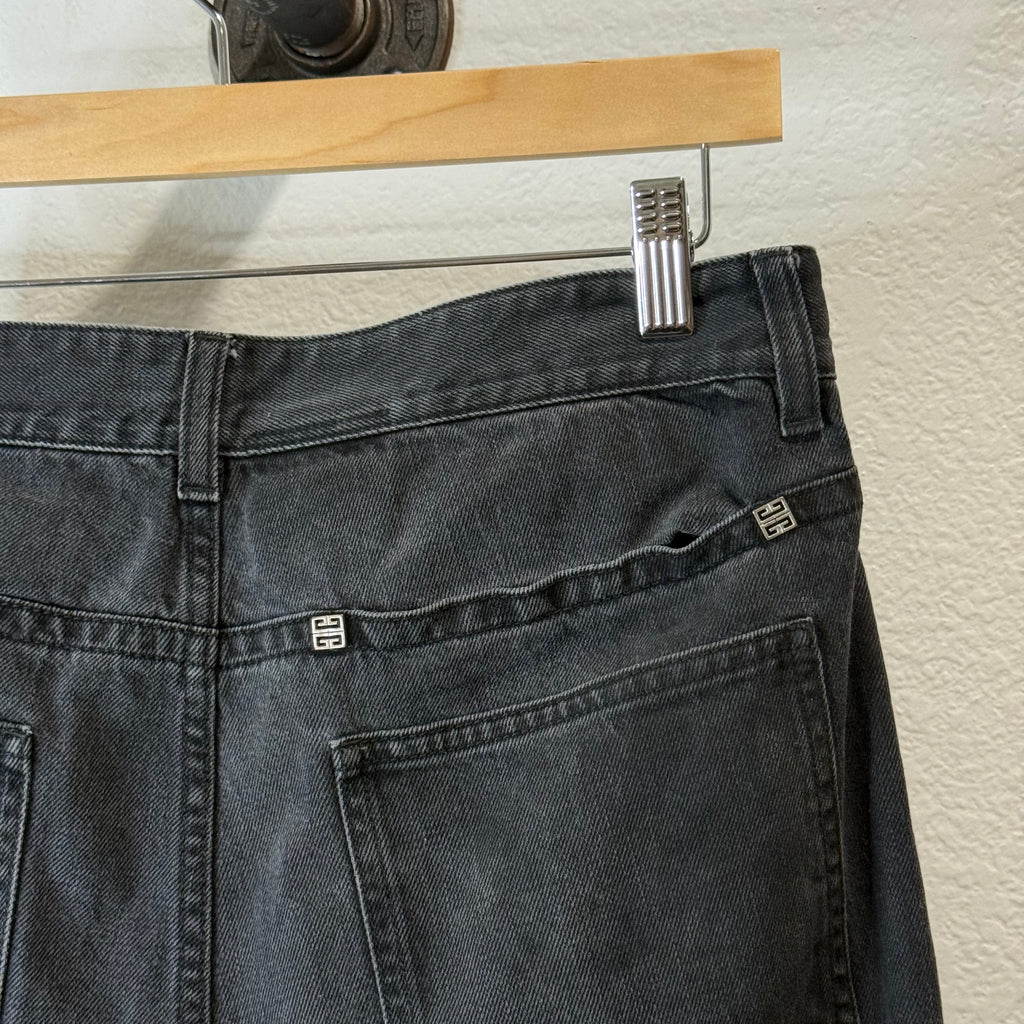 Givenchy Classic Black Denim Jeans - Size 33