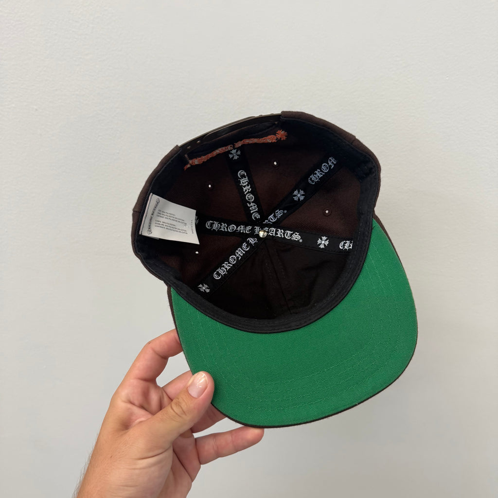 Chrome Hearts CH Brown Orange Baseball Hat