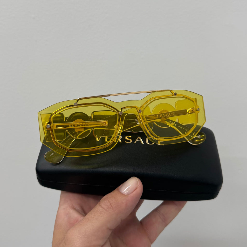 Versace Yellow Medusa Biggie Glasses
